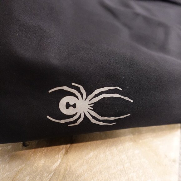 Spyder Women’s Medium Black Ski Jacket Aqua Zip F17 Winter Snow - Picture 2 of 13